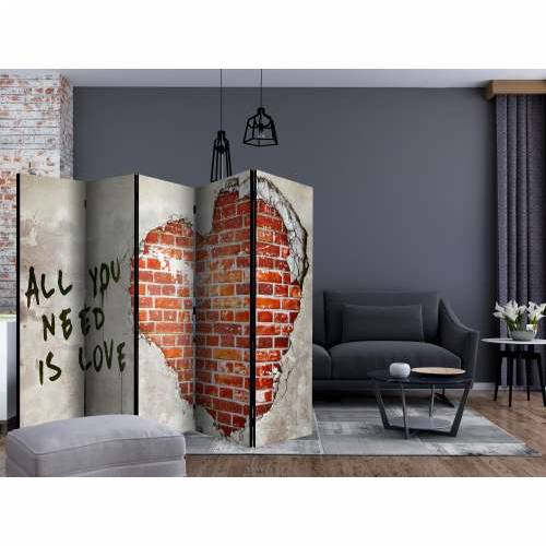 Paravan u 5 dijelova - Love is all you need II [Room Dividers] 225x172 Cijena