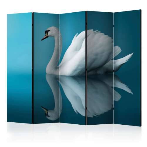 Paravan u 5 dijelova - swan - reflection II [Room Dividers] 225x172 Cijena