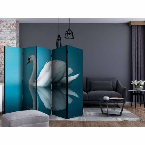 Paravan u 5 dijelova - swan - reflection II [Room Dividers] 225x172 Cijena