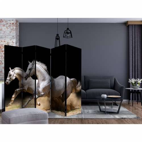 Paravan u 5 dijelova - Galloping horses on the sand II [Room Dividers] 225x172 Cijena