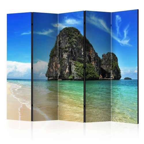 Paravan u 5 dijelova - Exotic landscape in Thailand, Railay beach II [Room Dividers] 225x172 Cijena
