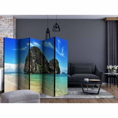 Paravan u 5 dijelova - Exotic landscape in Thailand, Railay beach II [Room Dividers] 225x172 Cijena