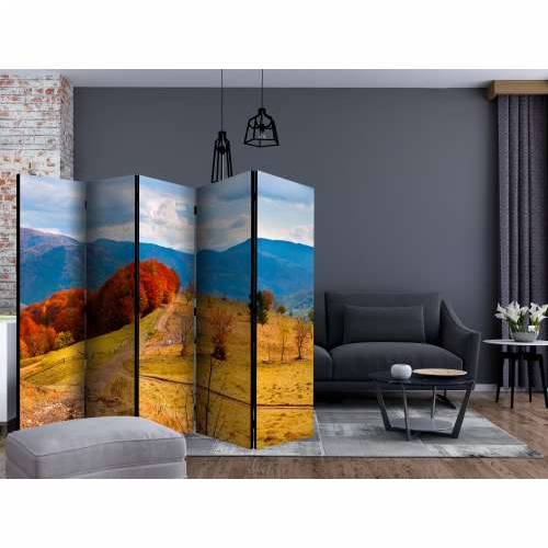 Paravan u 5 dijelova - Autumn landscape in the Carpathian mountains II [Room Dividers] 225x172 Cijena