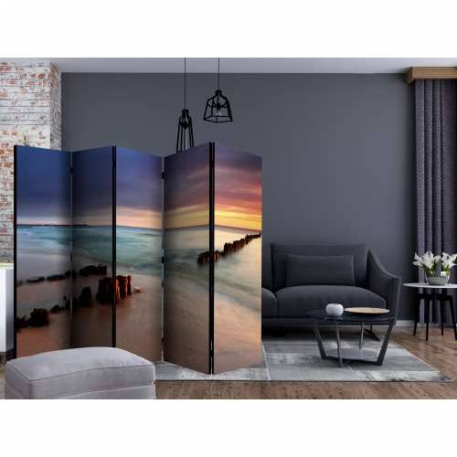 Paravan u 5 dijelova - beach - sunrise II [Room Dividers] 225x172 Cijena