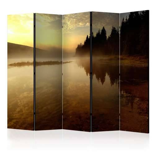 Paravan u 5 dijelova - Forest and lake II [Room Dividers] 225x172 Cijena
