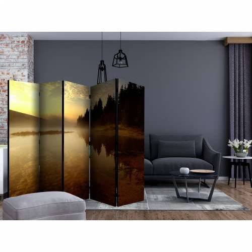 Paravan u 5 dijelova - Forest and lake II [Room Dividers] 225x172 Cijena
