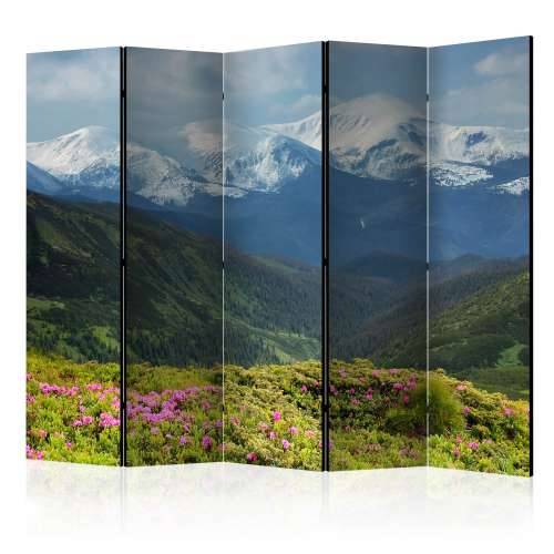 Paravan u 5 dijelova - Spring mountain landscape II [Room Dividers] 225x172 Cijena