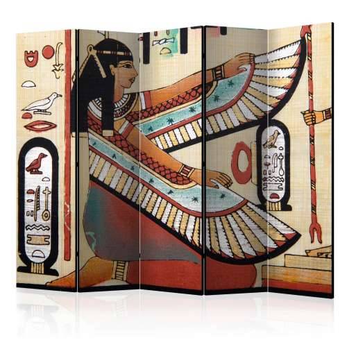 Paravan u 5 dijelova - Egyptian motif II [Room Dividers] 225x172 Cijena
