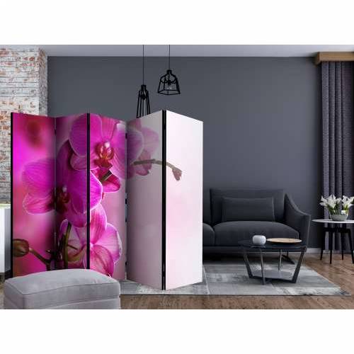 Paravan u 5 dijelova - Pink orchid II [Room Dividers] 225x172 Cijena