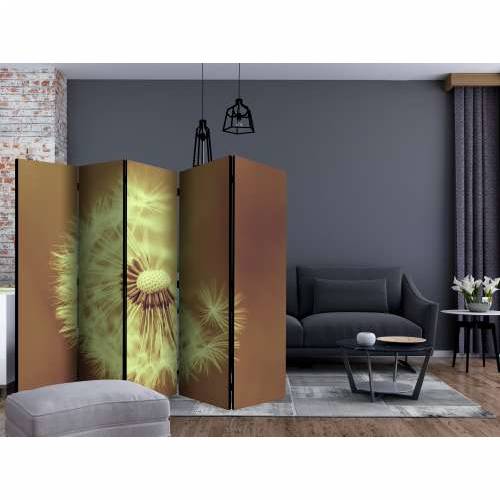Paravan u 5 dijelova - dandelion (sepia) II [Room Dividers] 225x172 Cijena
