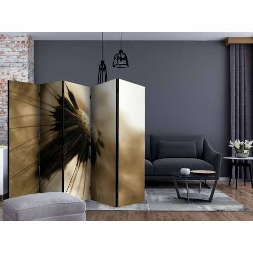 Paravan u 5 dijelova - dandelion - sepia II [Room Dividers] 225x172 Cijena