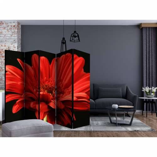 Paravan u 5 dijelova - Red gerbera flower II [Room Dividers] 225x172 Cijena