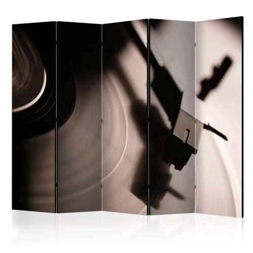 Paravan u 5 dijelova - Gramophone and vinyl record II [Room Dividers] 225x172 Cijena
