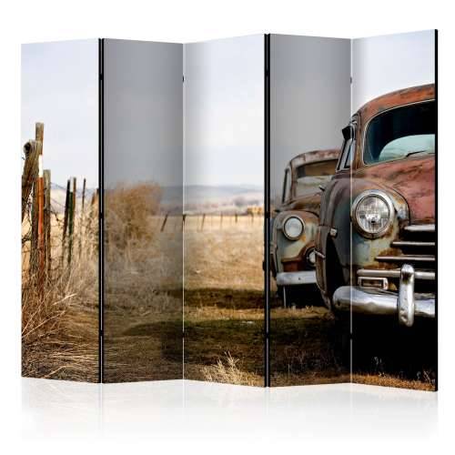 Paravan u 5 dijelova - Two old, American cars II [Room Dividers] 225x172 Cijena