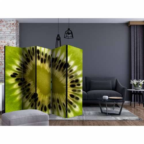 Paravan u 5 dijelova - fruits: kiwi II [Room Dividers] 225x172 Cijena
