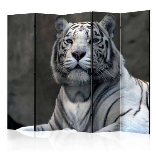 Paravan u 5 dijelova - Bengali tiger in zoo II [Room Dividers] 225x172 Cijena