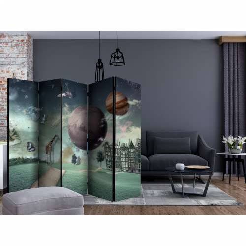 Paravan u 5 dijelova - City of the future II [Room Dividers] 225x172 Cijena