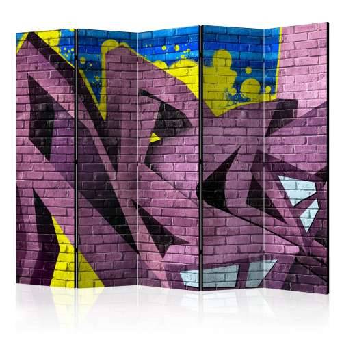 Paravan u 5 dijelova - Street art - graffiti II [Room Dividers] 225x172 Cijena