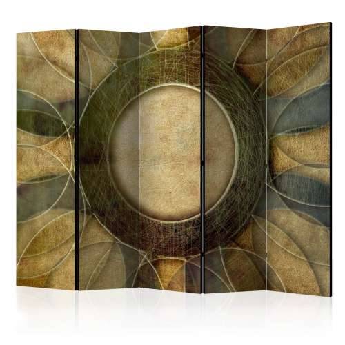 Paravan u 5 dijelova - flower - retro style II [Room Dividers] 225x172 Cijena