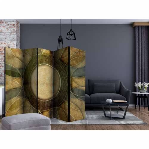 Paravan u 5 dijelova - flower - retro style II [Room Dividers] 225x172 Cijena