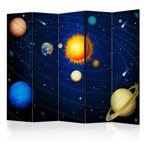 Paravan u 5 dijelova - Solar system II [Room Dividers] 225x172 Cijena