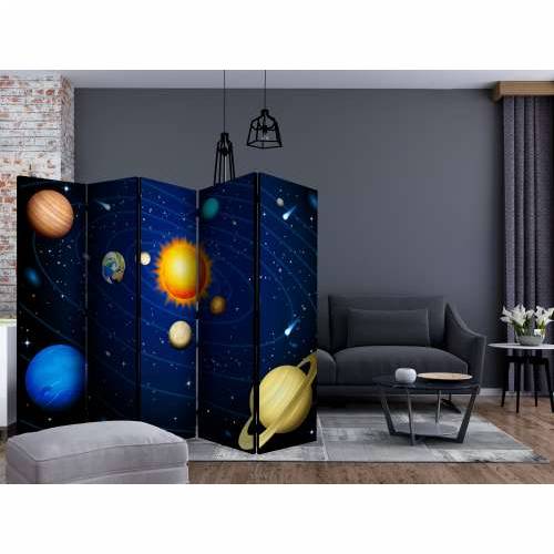 Paravan u 5 dijelova - Solar system II [Room Dividers] 225x172 Cijena