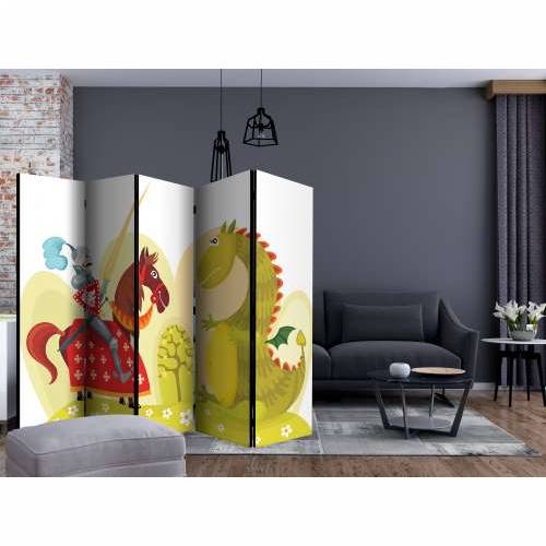 Paravan u 5 dijelova - Dragon and knight II [Room Dividers] 225x172 Cijena