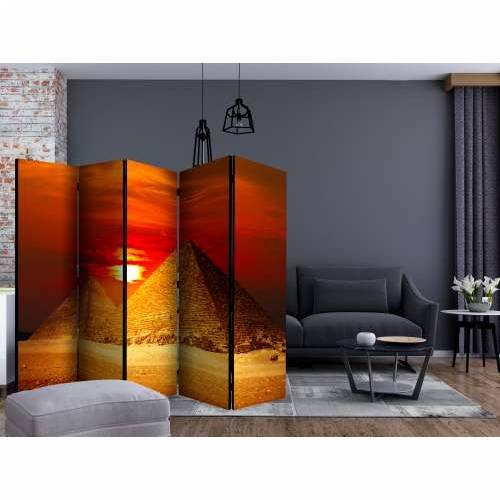 Paravan u 5 dijelova - The Giza Necropolis - sunset II [Room Dividers] 225x172 Cijena