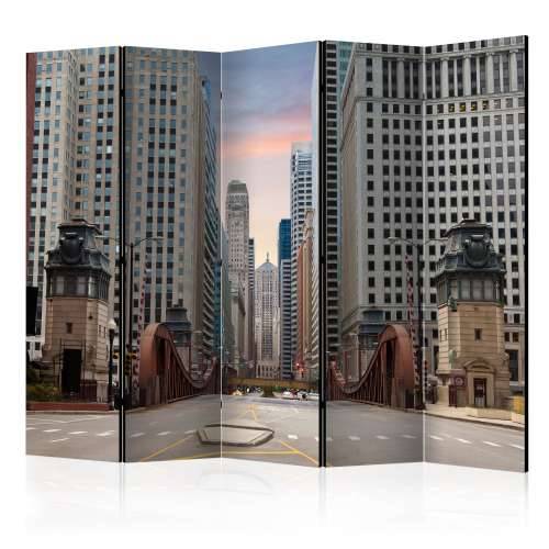 Paravan u 5 dijelova - Chicago street II [Room Dividers] 225x172 Cijena