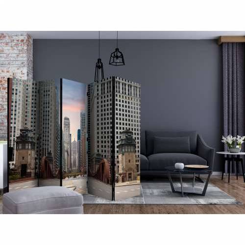 Paravan u 5 dijelova - Chicago street II [Room Dividers] 225x172 Cijena