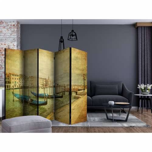 Paravan u 5 dijelova - Grand Canal, Venice (Vintage) II [Room Dividers] 225x172 Cijena