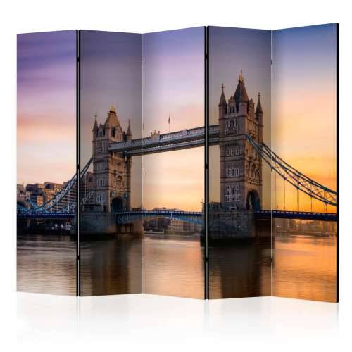 Paravan u 5 dijelova - Tower Bridge at dawn II [Room Dividers] 225x172 Cijena