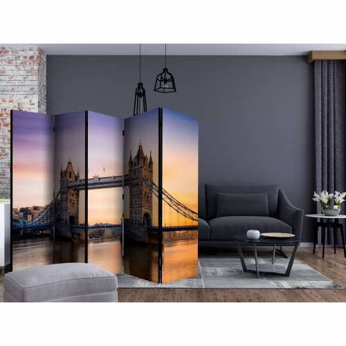 Paravan u 5 dijelova - Tower Bridge at dawn II [Room Dividers] 225x172 Cijena