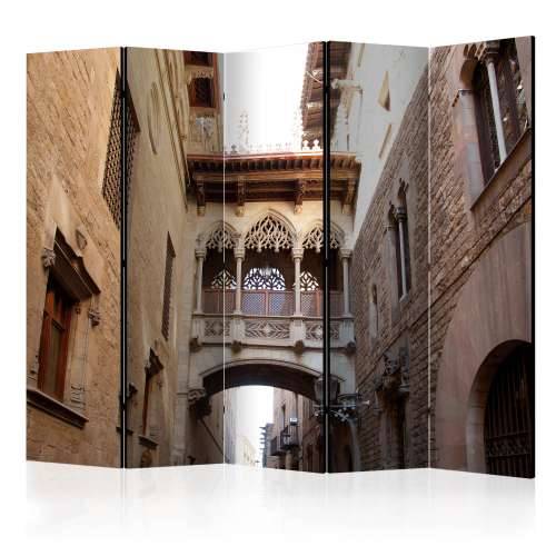 Paravan u 5 dijelova - Barcelona Palau generalitat in gothic Barrio II [Room Dividers] 225x172 Cijena