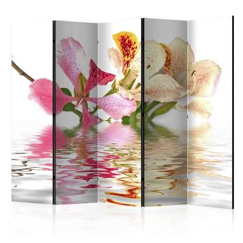 Paravan u 5 dijelova - Tropical flowers - orchid tree (bauhinia) II [Room Dividers] 225x172 Cijena