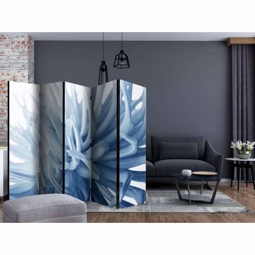 Paravan u 5 dijelova - Flower - blue dahlia II [Room Dividers] 225x172 Cijena