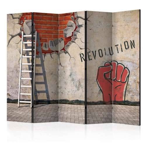 Paravan u 5 dijelova - The invisible hand of the revolution II [Room Dividers] 225x172 Cijena