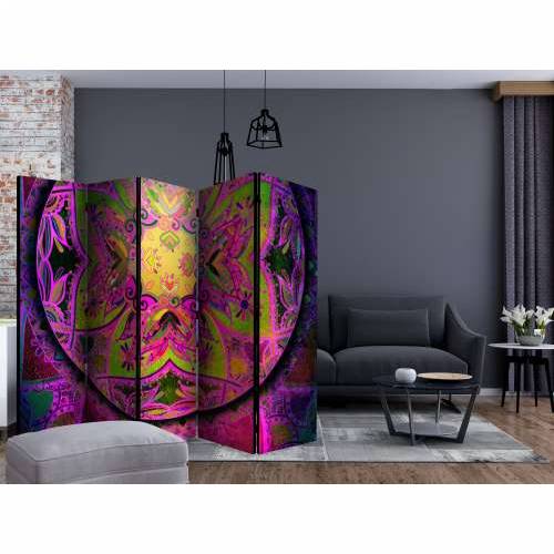 Paravan u 5 dijelova - Mandala: Pink Expression II [Room Dividers] 225x172 Cijena