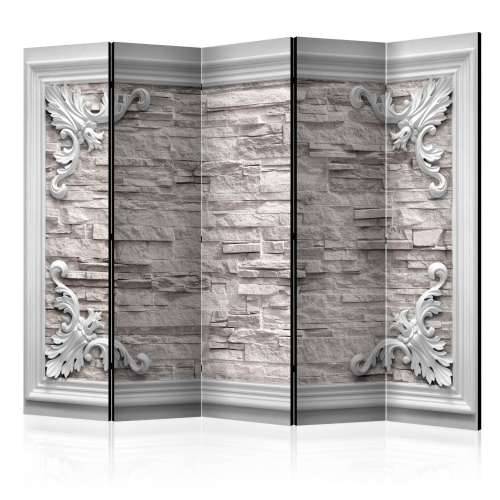 Paravan u 5 dijelova - Brick in the Frame (Beige) II [Room Dividers] 225x172 Cijena
