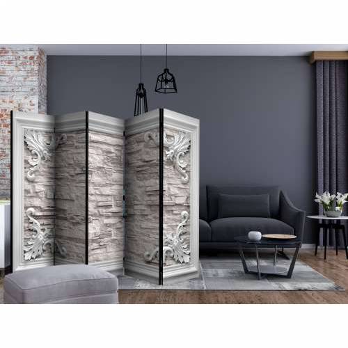 Paravan u 5 dijelova - Brick in the Frame (Beige) II [Room Dividers] 225x172 Cijena