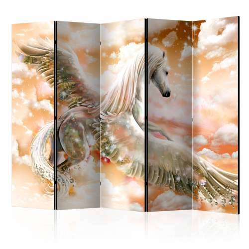 Paravan u 5 dijelova - Pegasus (Orange) II [Room Dividers] 225x172 Cijena