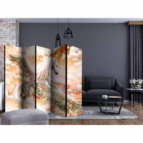 Paravan u 5 dijelova - Pegasus (Orange) II [Room Dividers] 225x172 Cijena