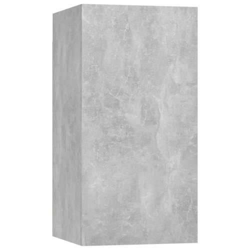 7-dijelni set TV ormarića siva boja betona konstruirano drvo - Beton siva 7 60 cm Cijena