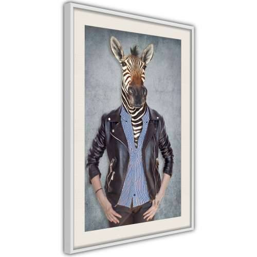 Poster - Animal Alter Ego: Zebra 20x30