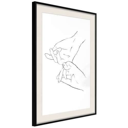Poster - Joined Hands (White) 20x30