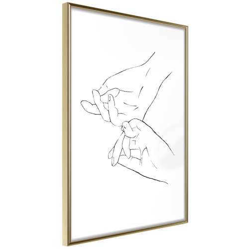 Poster - Joined Hands (White) 20x30
