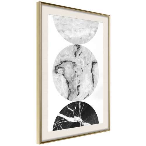 Poster - Three Shades of Marble 40x60