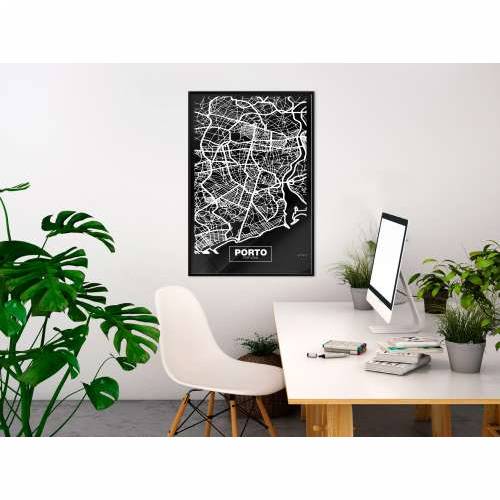 Poster - City Map: Porto (Dark) 40x60 Cijena