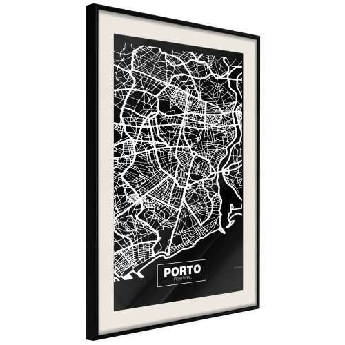 Poster - City Map: Porto (Dark) 20x30 Cijena
