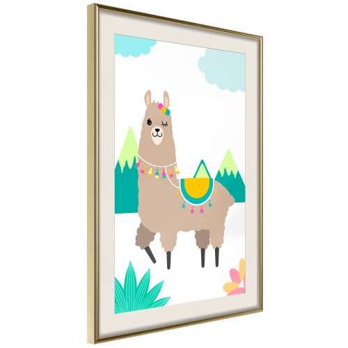 Poster - Playful Llama 40x60 Cijena